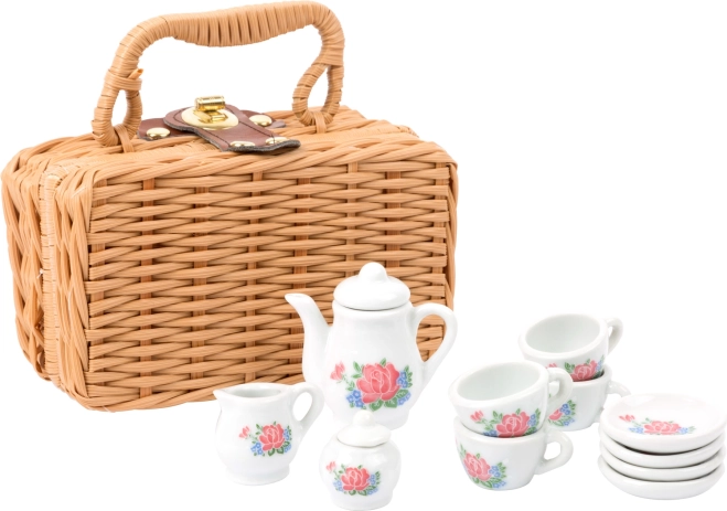Petit ensemble café en valise