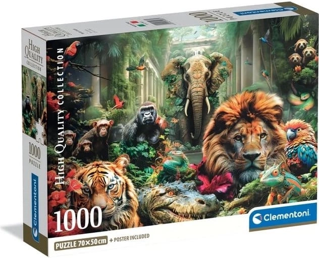 Clementoni puzzle Jungle mystérieuse 1000 pièces