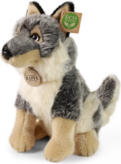 Loup en peluche ECO-FRIENDLY de la marque Rappa