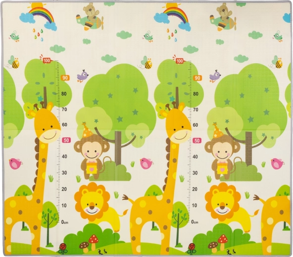 Tapis de jeu pour enfants Chipolino Jungle 174 × 194 cm