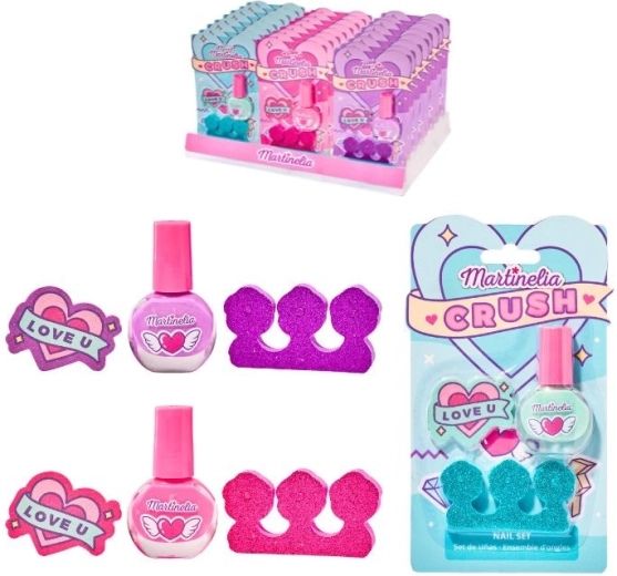 Kit de vernis à ongles pour enfants Martinelia Crush - 1 pièce