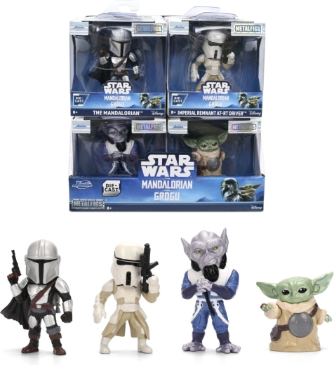 Figurine en métal Star Wars The Mandalorian 6,5 cm - 1 pièce
