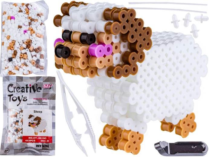 Perles à repasser 3D – mouton en sachet