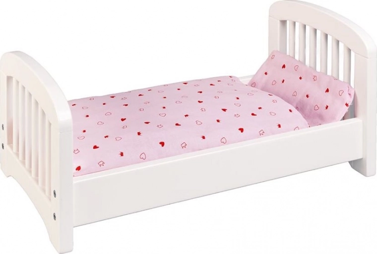 GOKI Lit bébé en bois pour poupées