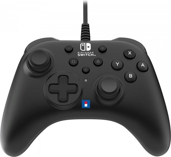 Manette filaire Horipad Turbo pour Nintendo Switch (noire)