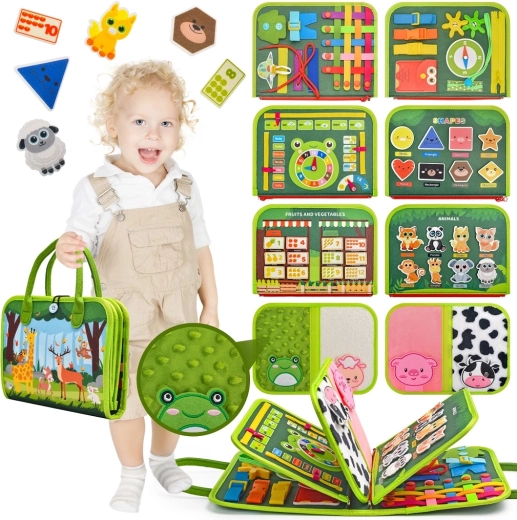 2Kids Toys livre sensoriel busy animaux