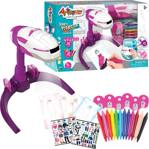 Atelier de mode Tasia avec projecteur