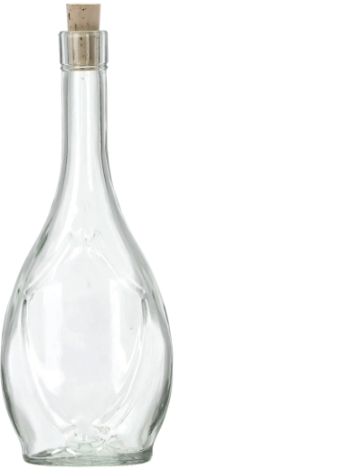 Bouteille en verre Ikona 500 ml avec bouchon en liège