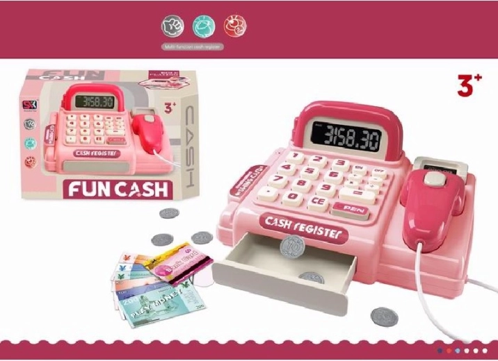 Caisse Fun Cash Rose – caisse électronique pour enfants