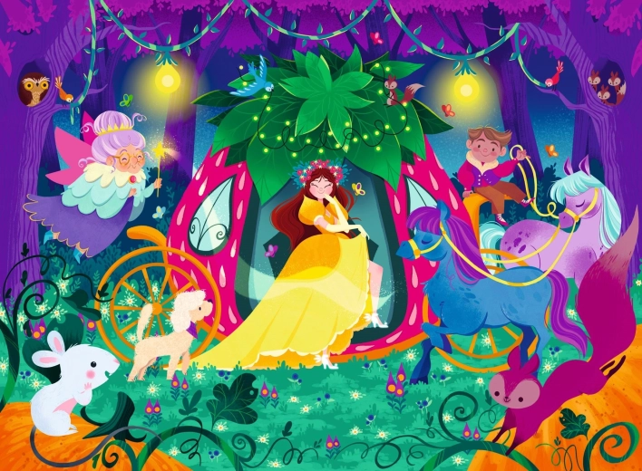 Puzzle Ravensburger Chemin magique XXL 150 pièces