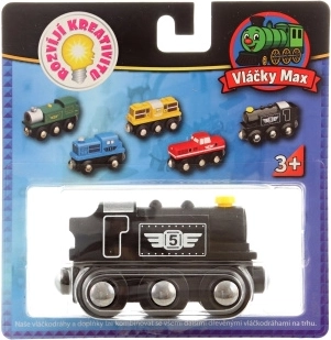Maxim Locomotive à vapeur noire