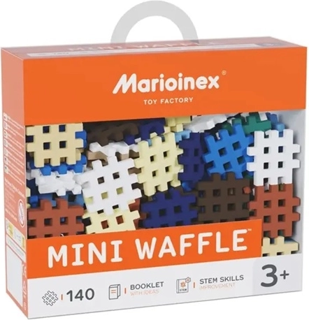 Mini jeu de construction en gaufrettes, 140 pièces, modèle 4