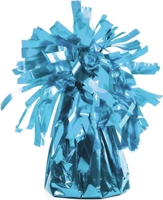 Poids en acier pour ballons en aluminium bleu clair - 1 pièce