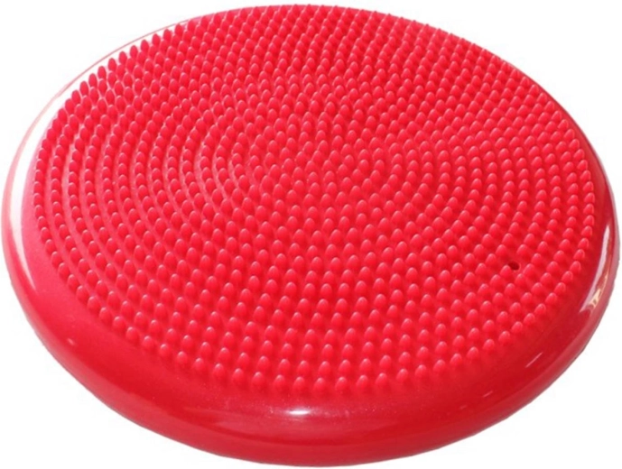 Merco Cushion coussin d'équilibre/massage réversible rouge 33 cm