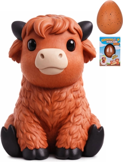 Figurine de vache Highland écossaise à faire éclore et grandir