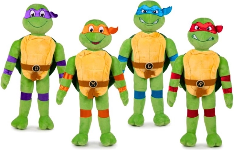 Tortues NINJA rétro en peluche