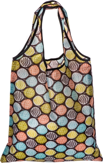 Sac de courses pliable Pretty Up à motif de feuilles 59 × 37 cm