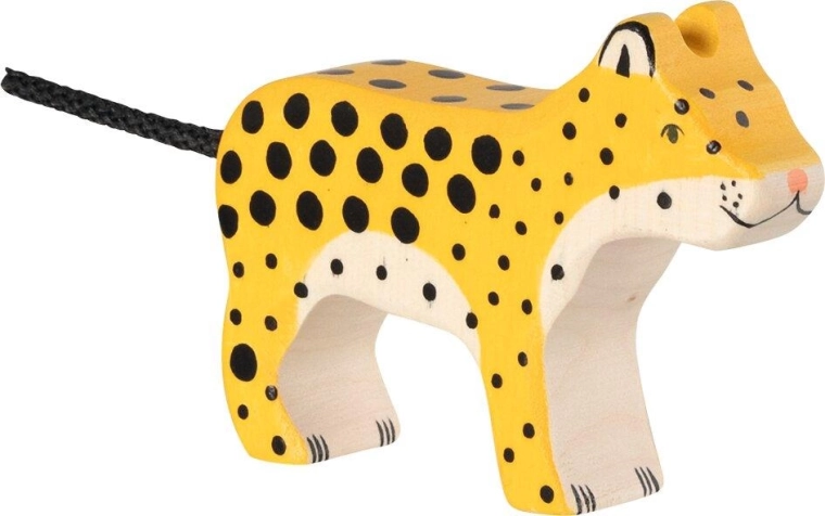Petit léopard Holztiger - 1 pièce