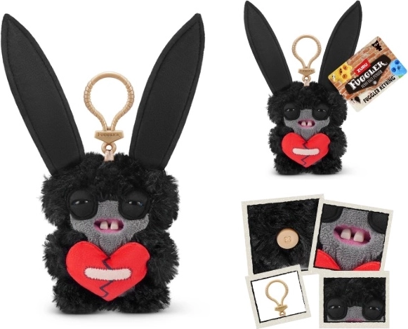 Pendentif en peluche ZURU Fuggler 9 cm - 1 pièce