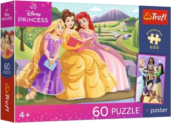 Puzzle pour enfants Premium Plus Kids princesse « La force dans la couronne » 60 pièces - 1 pièce