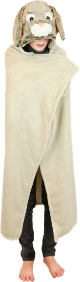 Couverture à capuche chaude lapin Cozy Noxxiez avec poches patte