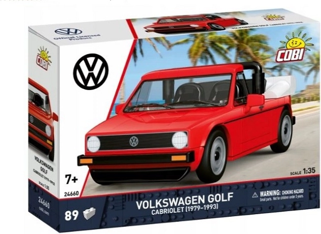 Cobi Volkswagen Golf Cabriolet 1979–1993 kit de construction 1:35 (89 pièces)
