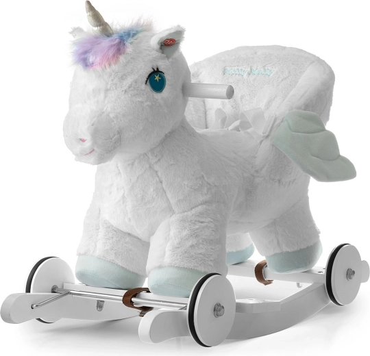 Licorne à bascule avec mélodie et roulettes Milly Mally Polly