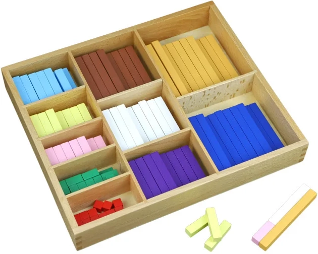Bâtonnets de comptage colorés Moyo Montessori