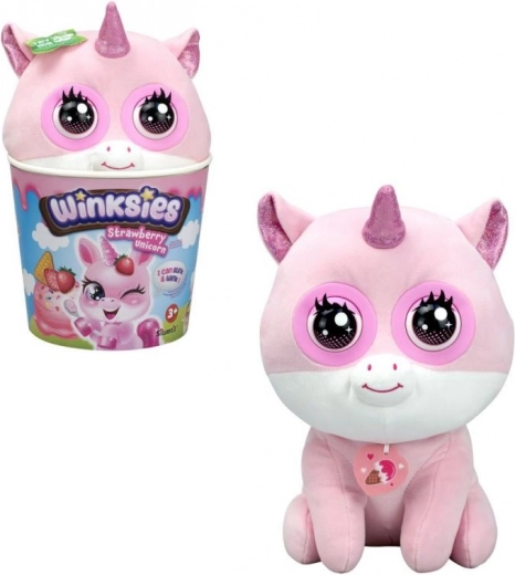 Licorne en peluche fraise Winksie