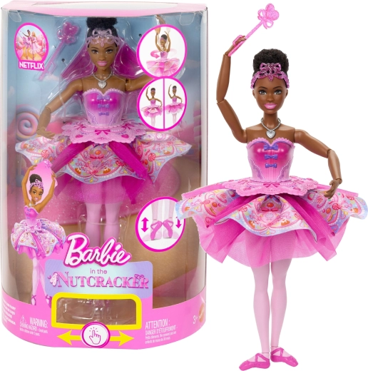 Barbie Barbie dans Casse-Noisette – Ballerine Fée Sucre avec jupe changeante