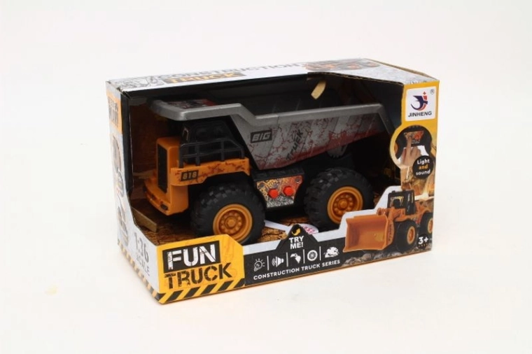 Camion-benne pour enfants avec lumière et son 15,5 cm