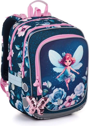 Sac à dos scolaire léger avec fée Topgal ENDY