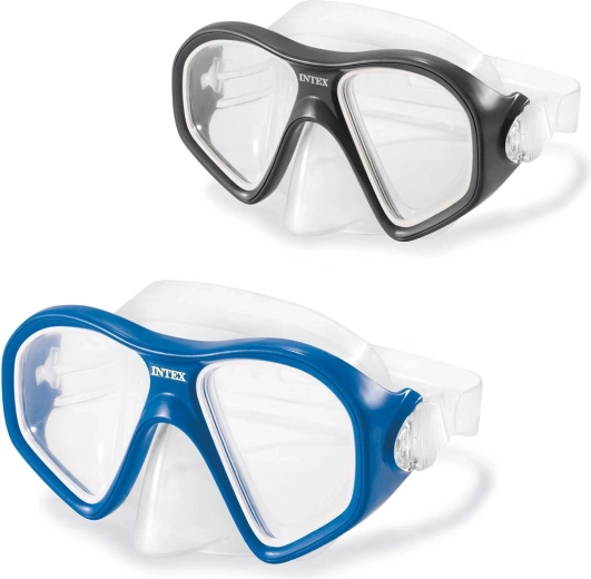Masque de natation et de plongée avec tuba INTEX Reef Rider bleu
