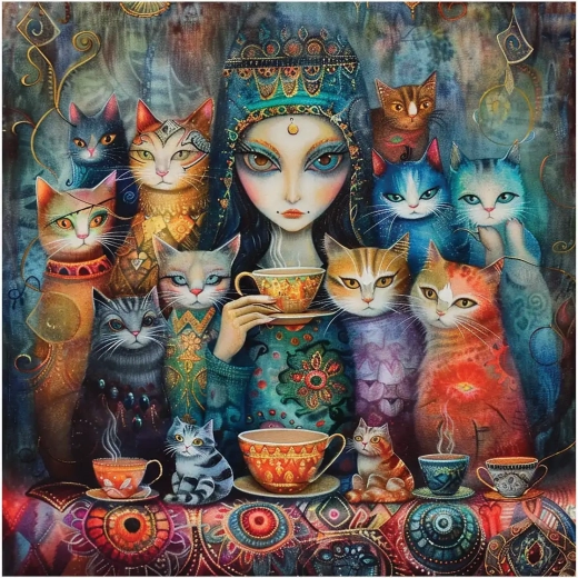 Anatolian puzzle carré Yeux magiques 1024 pièces