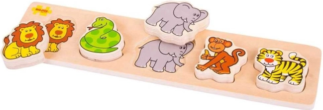 Bigjigs Baby puzzle safari en bois