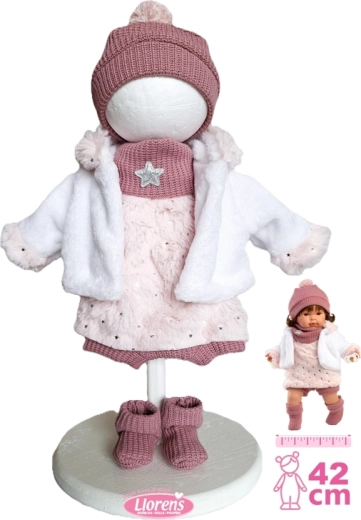Llorens tenue pour poupée 42 cm – ensemble d’hiver 6 pièces