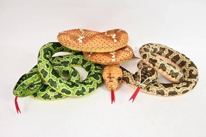 Serpent en peluche 120 cm