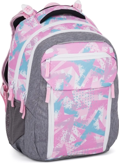 Bagmaster Porto sac à dos scolaire rose-bleu