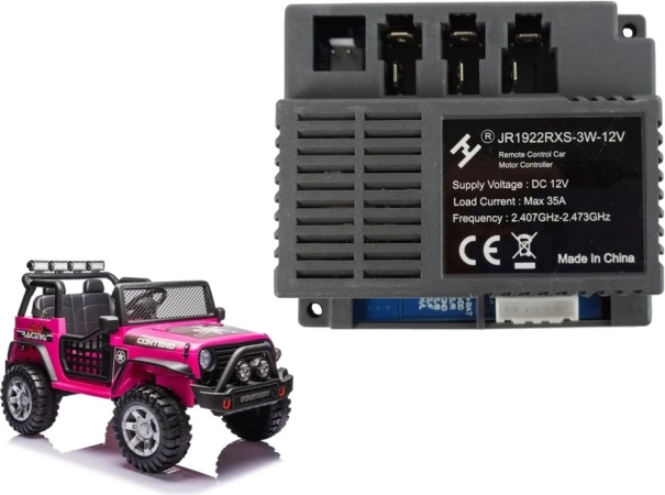 Unité de commande JR1922RXS-3W 12V pour petites voitures électriques XMX618 et XMX608