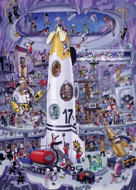 Puzzle Heye Démarrage de fusée 1000 pièces