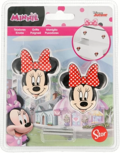 Lot de 2 poignées de tiroir Minnie