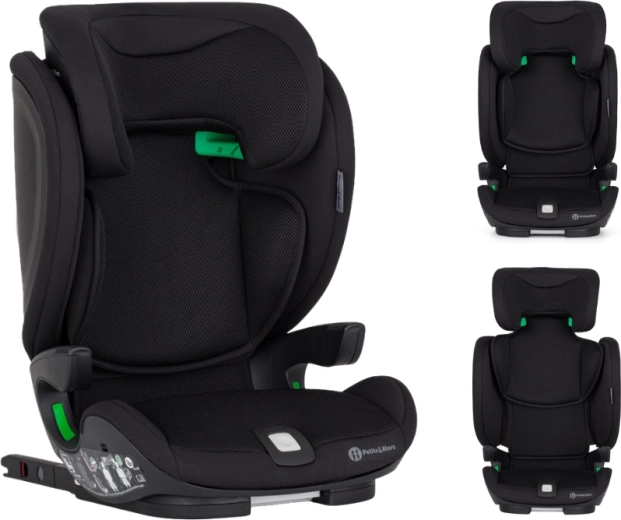 Petite&Mars siège auto Elite Fix Pro i-Size Coal black air 100–150 cm (15–36 kg)