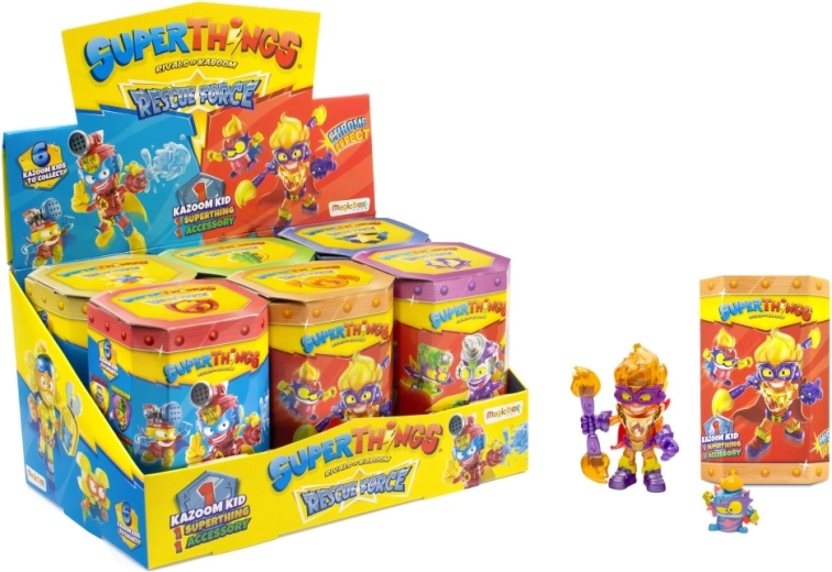 SuperThings Ensemble de figurines Rescue Force en boîte