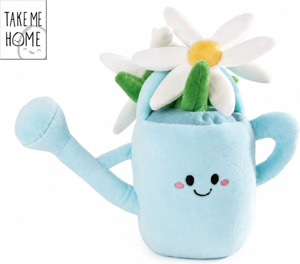 Plante d’intérieur en peluche dans un arrosoir bleu Take Me Home - 1 pièce