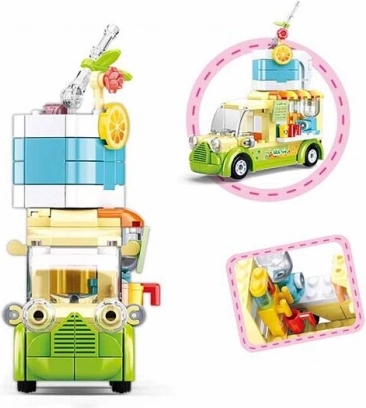 Voiture Smoothie jeu de construction Sluban Rêve de Filles