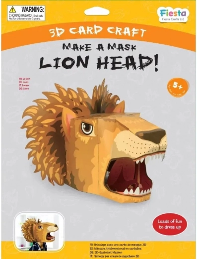 Fiesta Crafts kit créatif masque 3D Lion