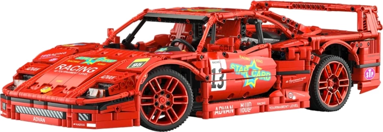Kit de construction voiture de sport 2688 pièces – rouge