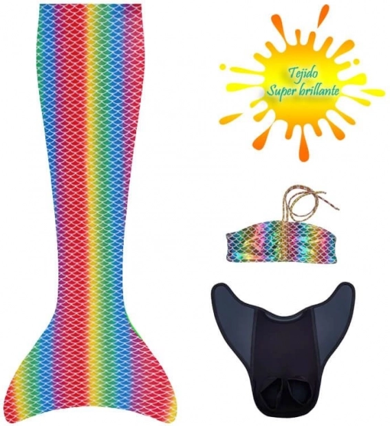 Monopalme Aquaris avec motif Hawaï et bikini