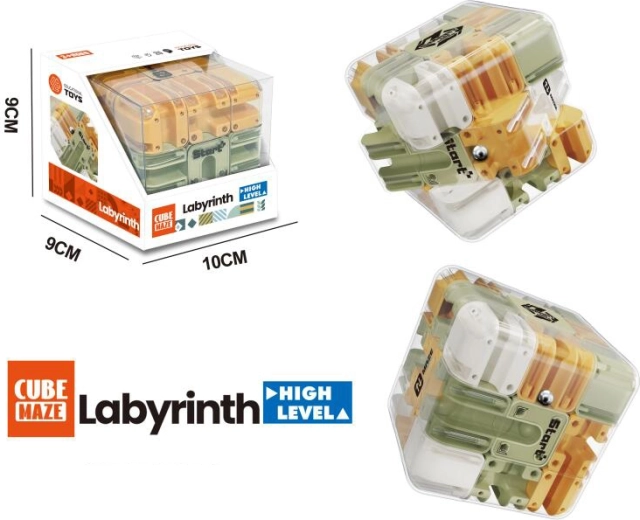 Cube labyrinthe 3D, jeu de logique