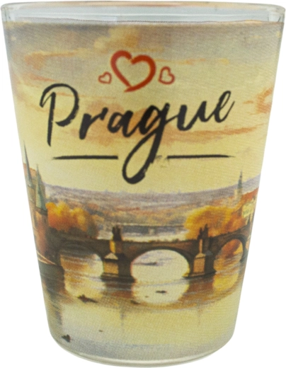 Petit personnage « Pont Charles » figurine en verre pour enfants